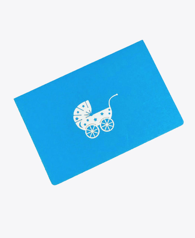 Newborn Boy 3D Greeting Card