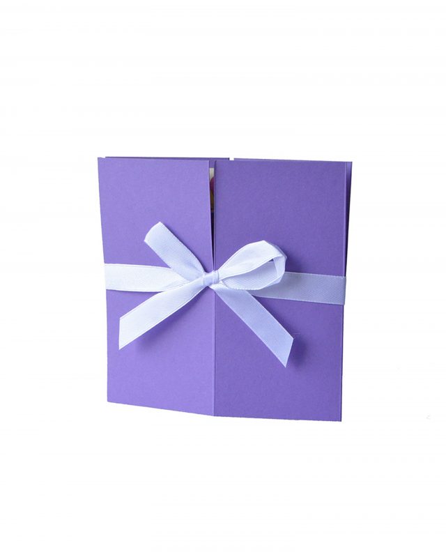 Violet 3D Carnival Greeting Box
