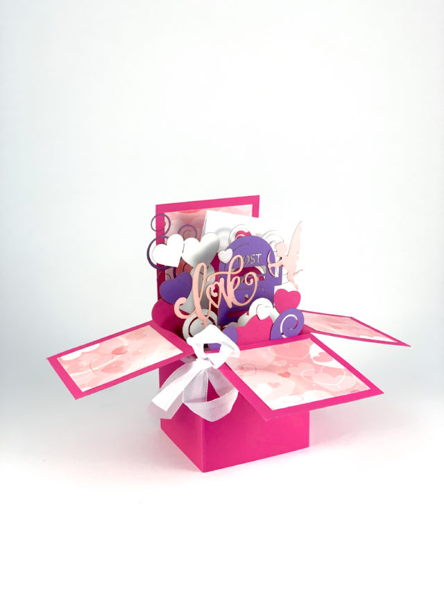 Love Message 3D Romantic Greeting Box