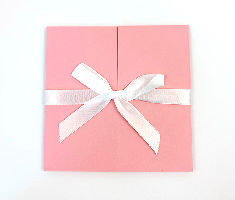 Pink 3D Box with Flowers