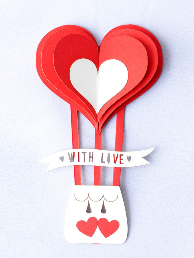 Heart-Shaped Valentine Card