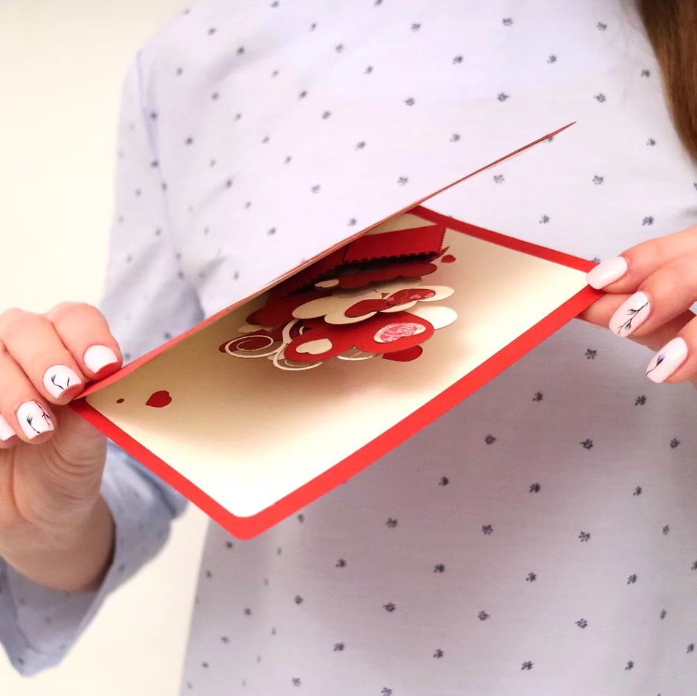 Love, Romance 3D Greeting Card - Image 3