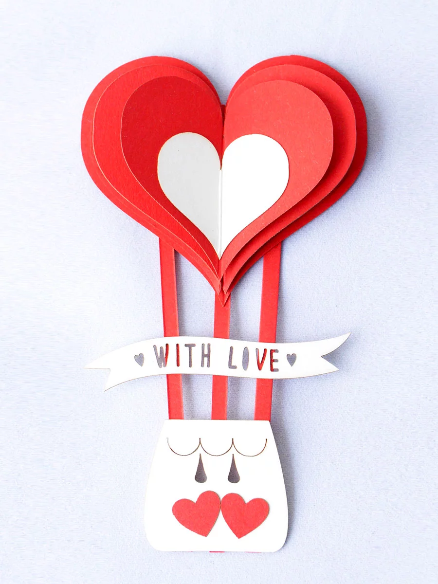 Heart-Shaped Valentine Card - Image 2
