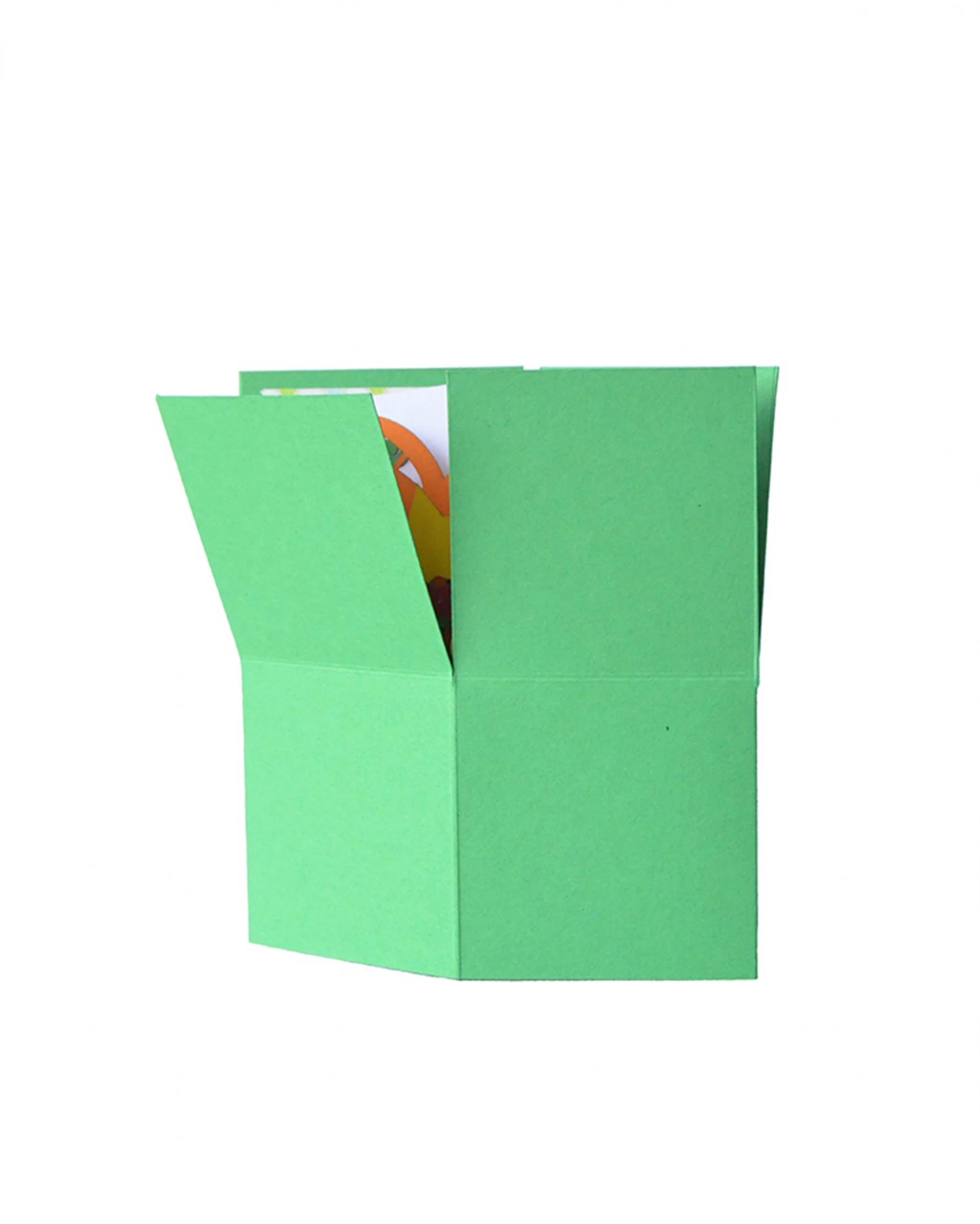 Happy Birthday Green 3D Greeting Box - Image 2
