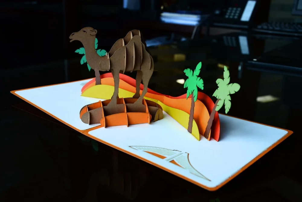 Desert Camel Greeting Card