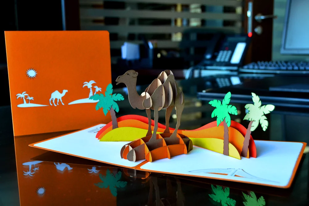 Desert Camel Greeting Card - Image 3