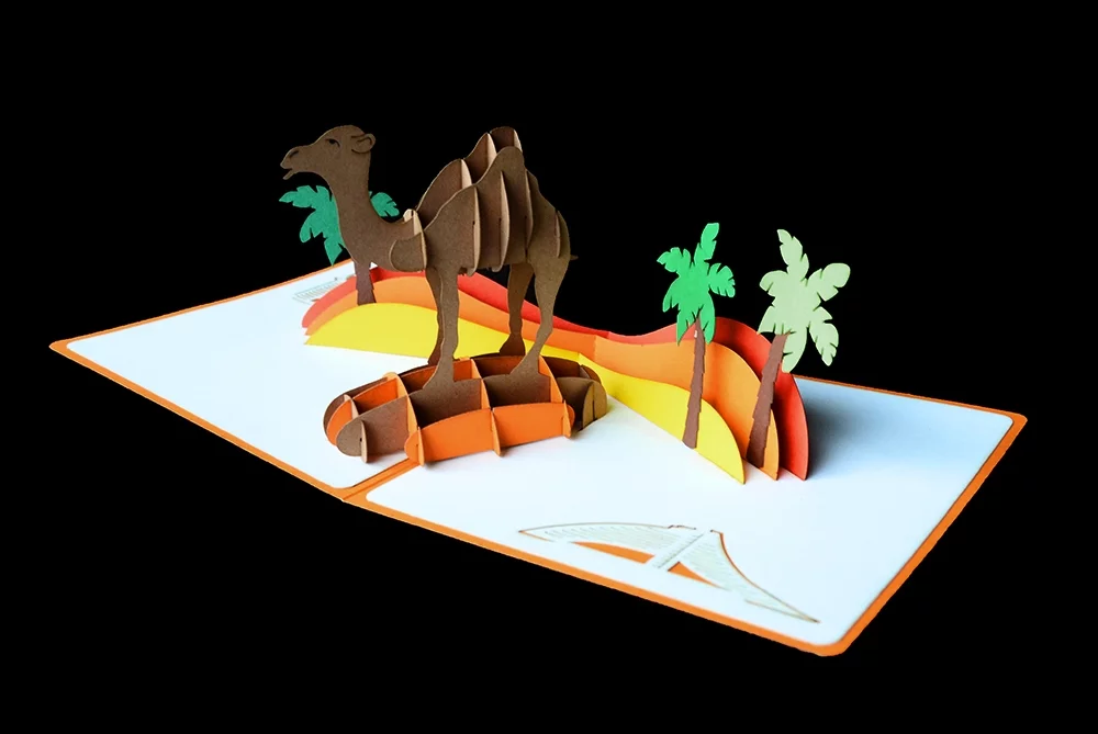 Desert Camel Greeting Card - Image 2