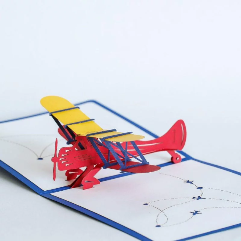 Airplane 3D Greeting Card - Image 3