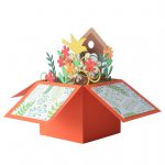 Coral 3D Greeting Box