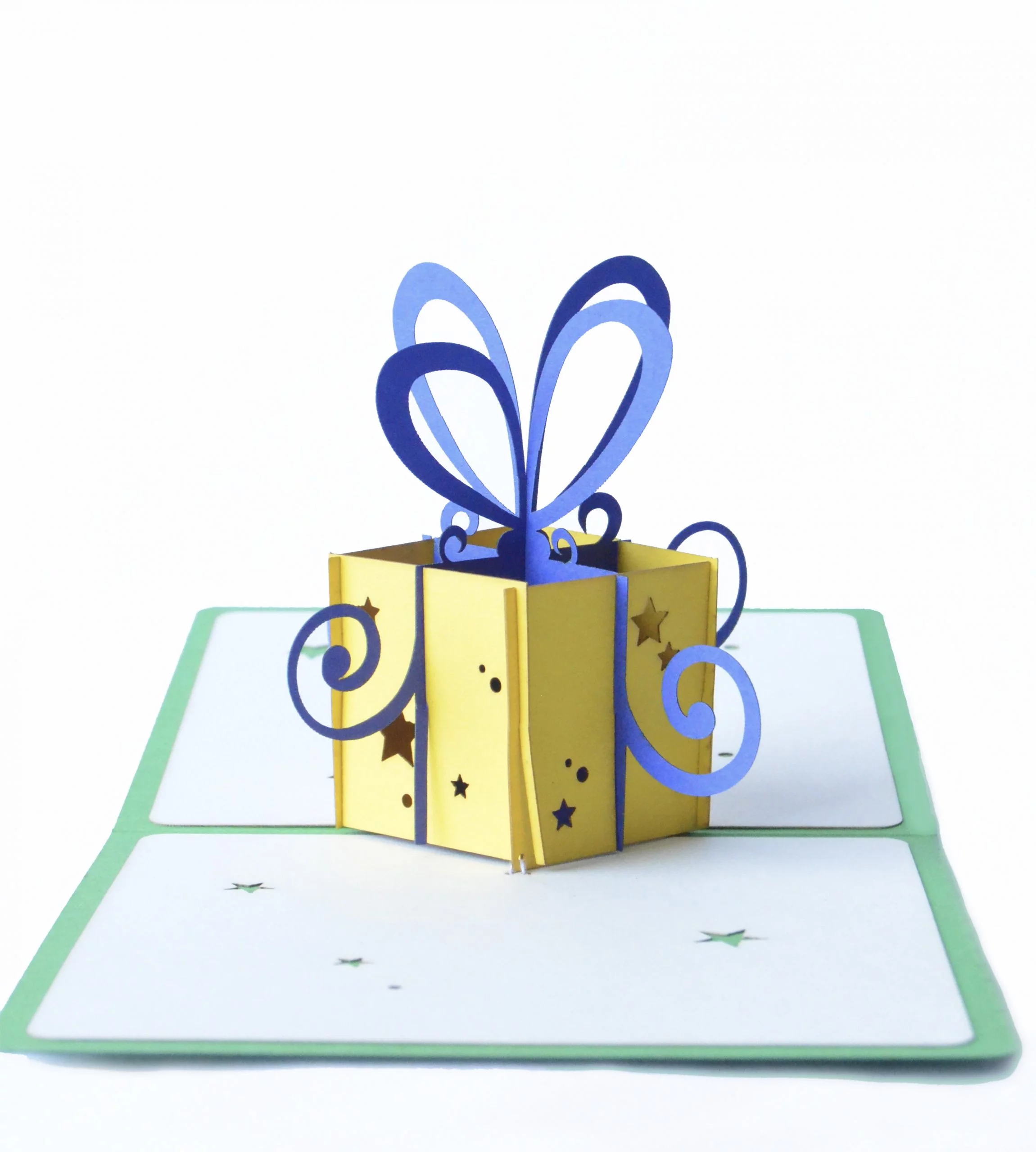 Happy Birthday 3D Greeting Card with Pop-Up Gift