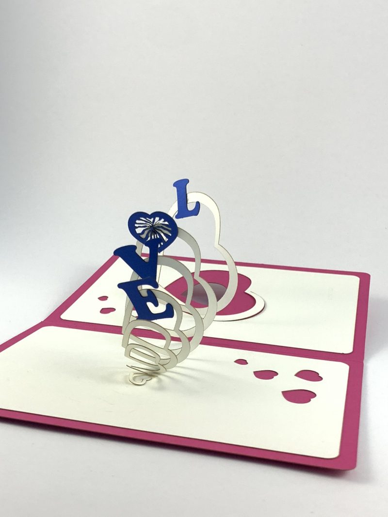 Love Word 3D Greeting Card - Image 4