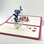 Love Word 3D Greeting Card