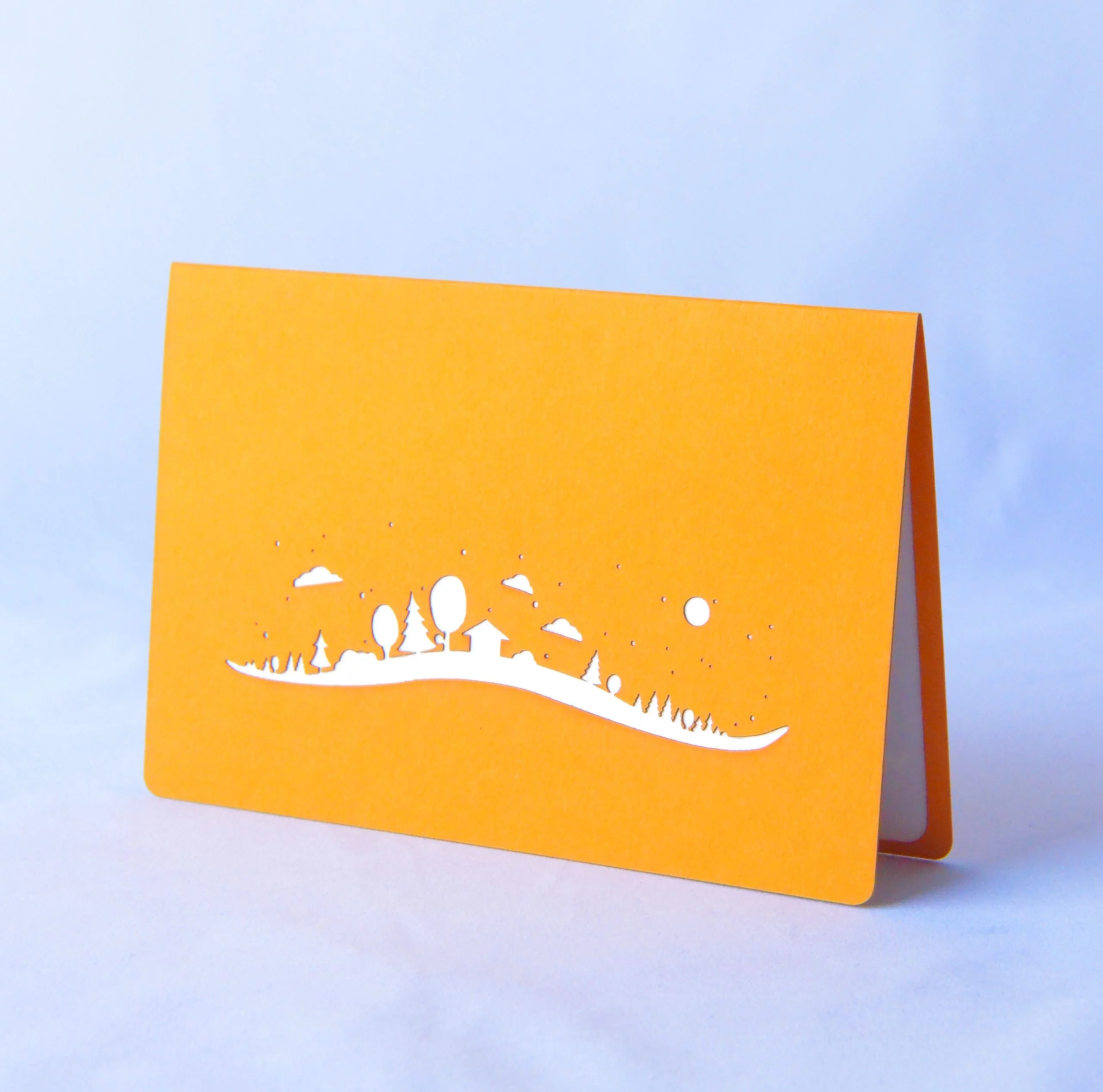 Happy New Year Greeting Card with Snowman and Christmas Tree - Image 2