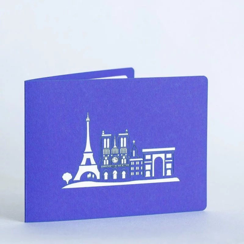 Eiffel Tower, Paris 3D Greeting Card - Image 2