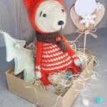 Red Fox Knitted Toy